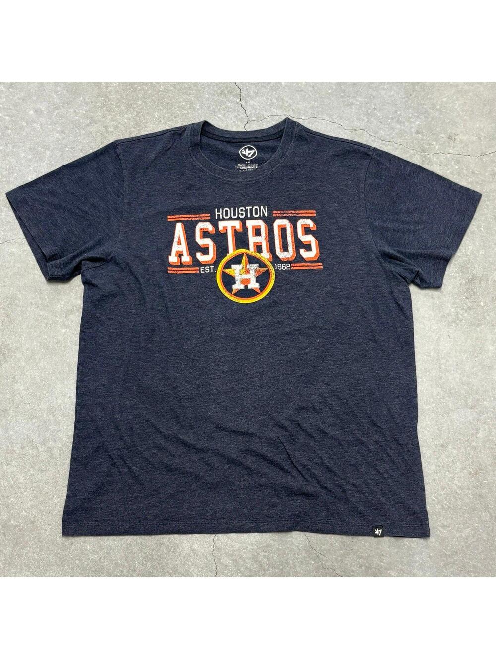 47 Brand Houston Astros Logo T Shirt